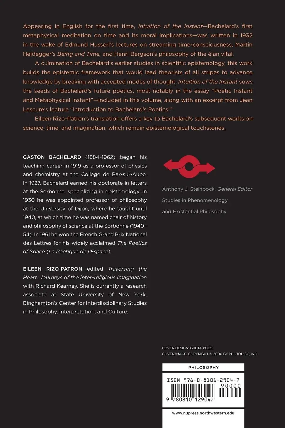 Rückseite: 9780810129047 | Intuition of the Instant | Gaston Bachelard | Taschenbuch | Englisch