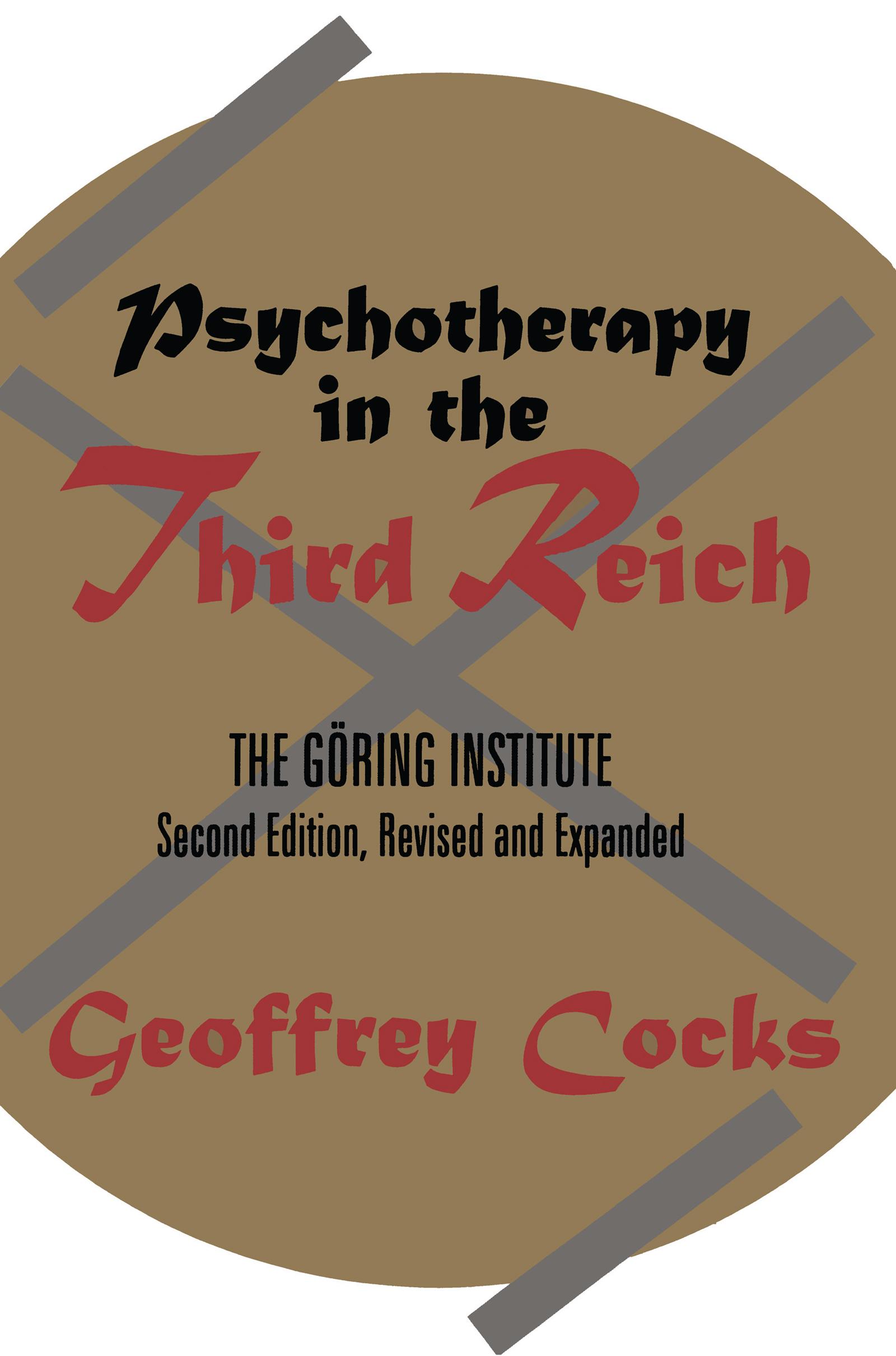Cover: 9781560009047 | Psychotherapy in the Third Reich | Thomas Blomberg | Taschenbuch