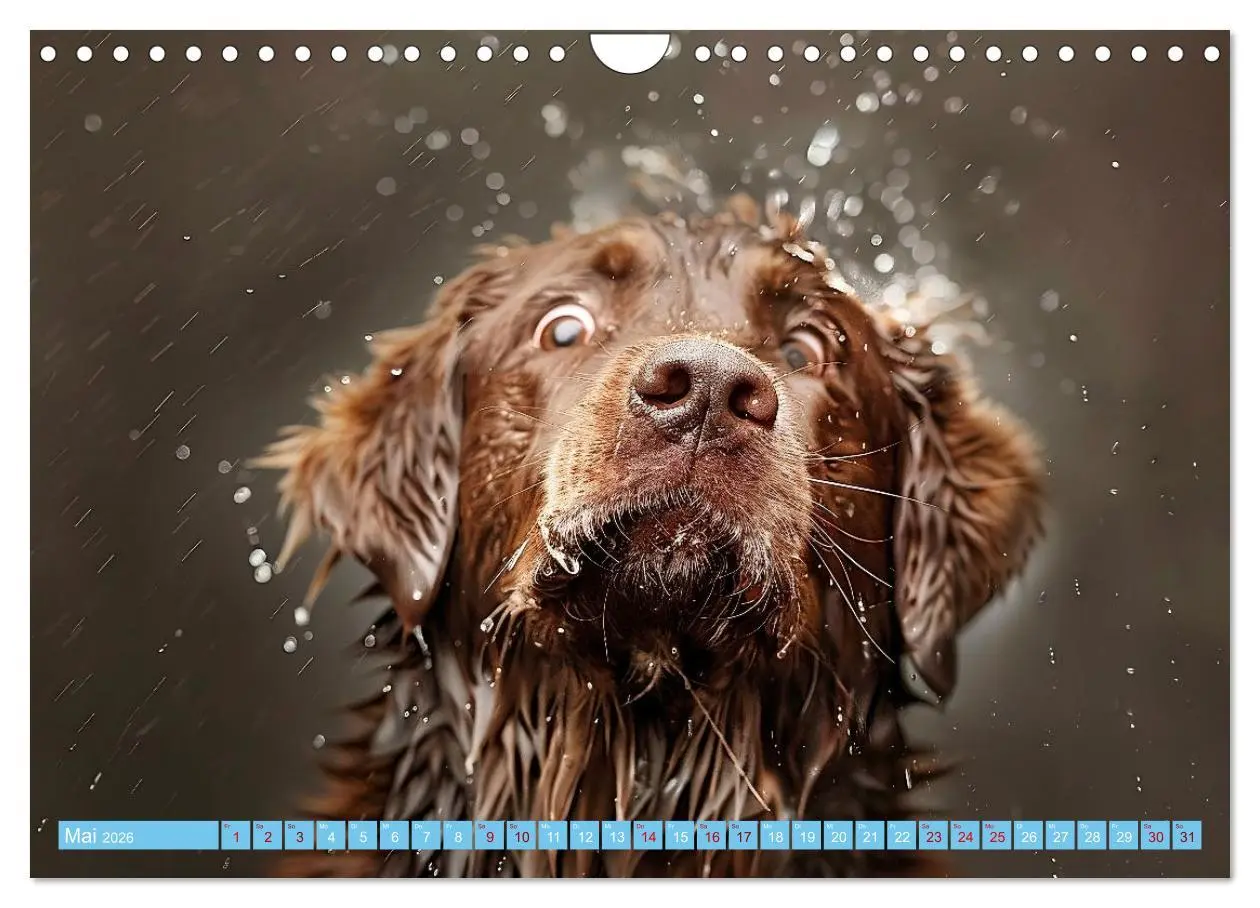 Bild: 9783457329047 | Hunde und Wasser (Wandkalender 2026 DIN A4 quer), CALVENDO...
