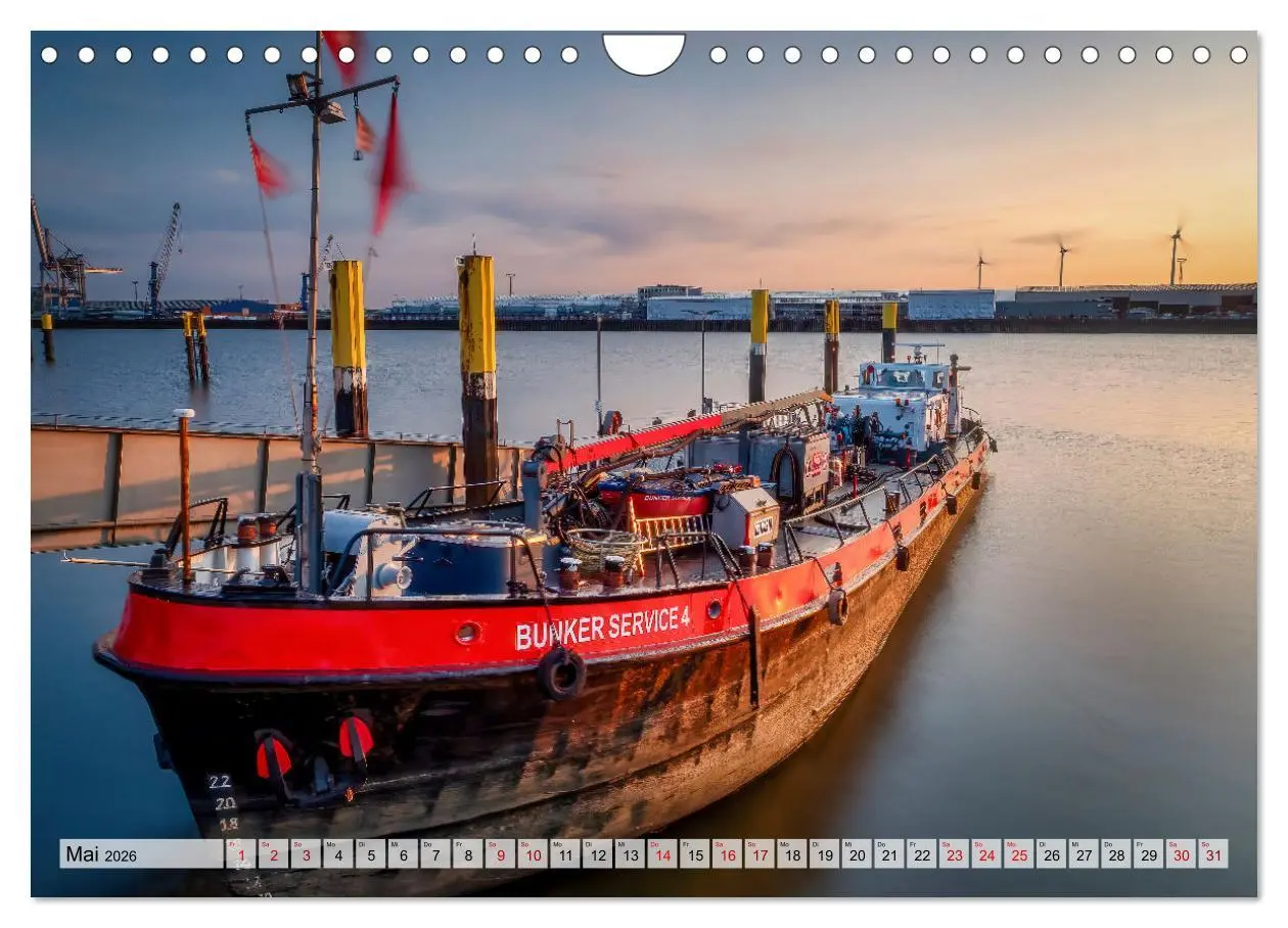 Bild: 9783457639047 | Bremer Hafenromantik (Wandkalender 2026 DIN A4 quer), CALVENDO...