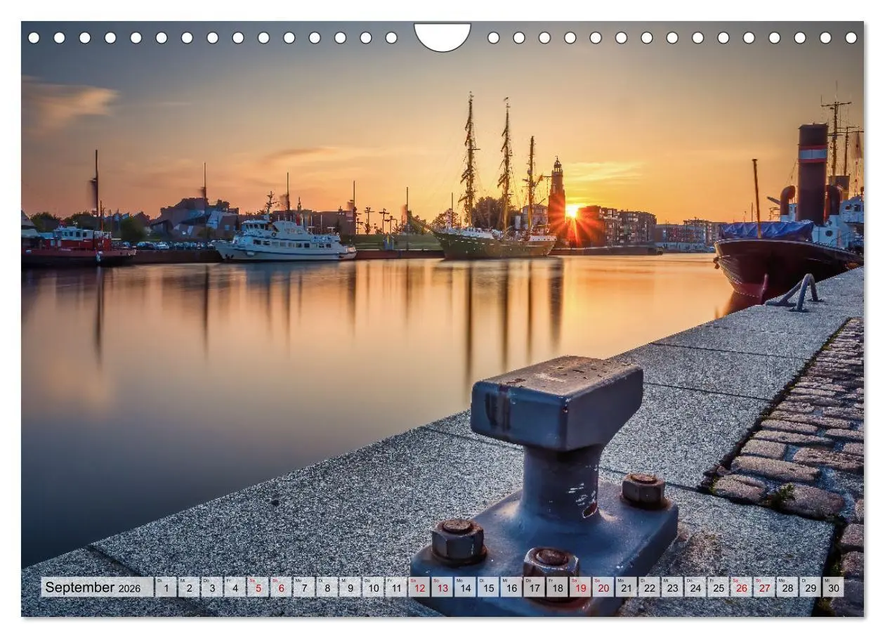 Bild: 9783457639047 | Bremer Hafenromantik (Wandkalender 2026 DIN A4 quer), CALVENDO...