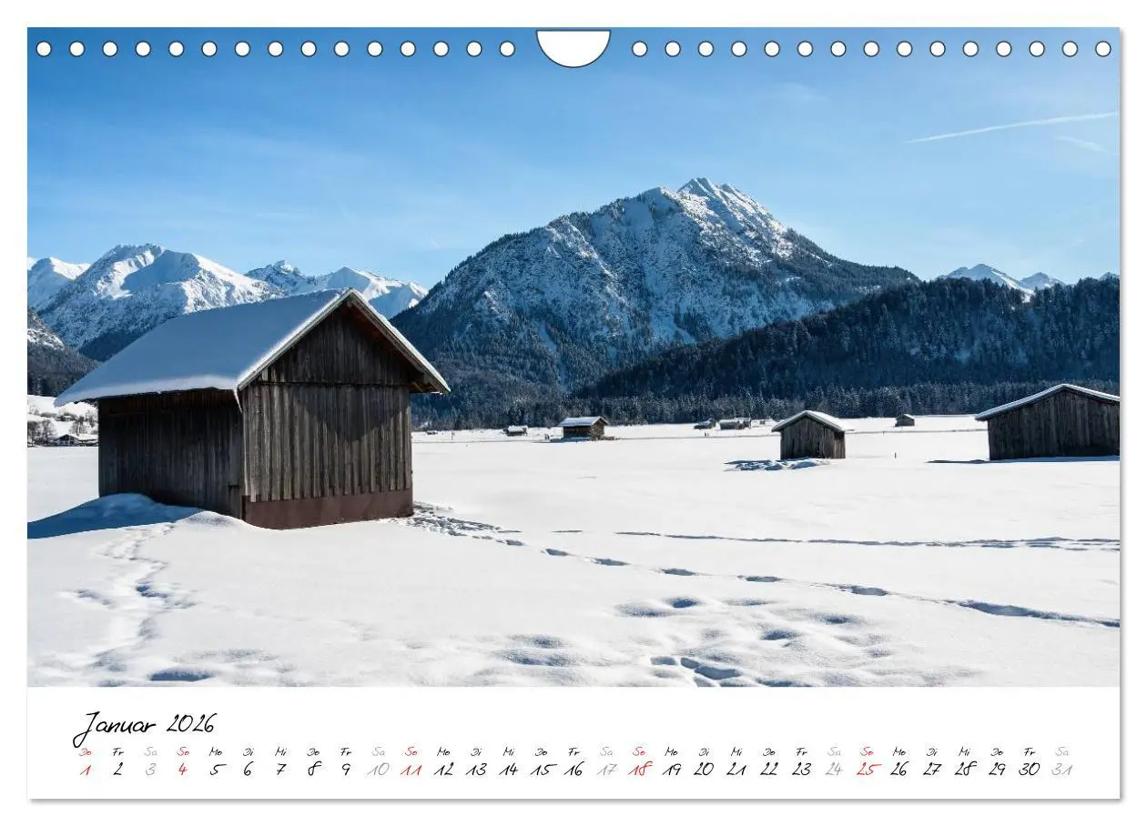 Bild: 9783516039047 | Erlebnis Oberallgäu (Wandkalender 2026 DIN A4 quer), CALVENDO...