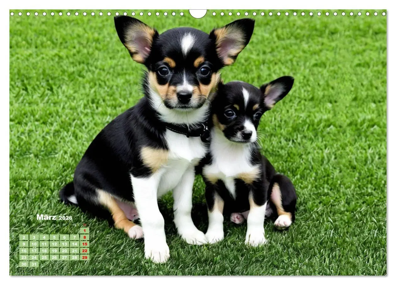 Bild: 9783457249147 | Chihuahua - der mutige Winzling (Wandkalender 2026 DIN A3 quer),...
