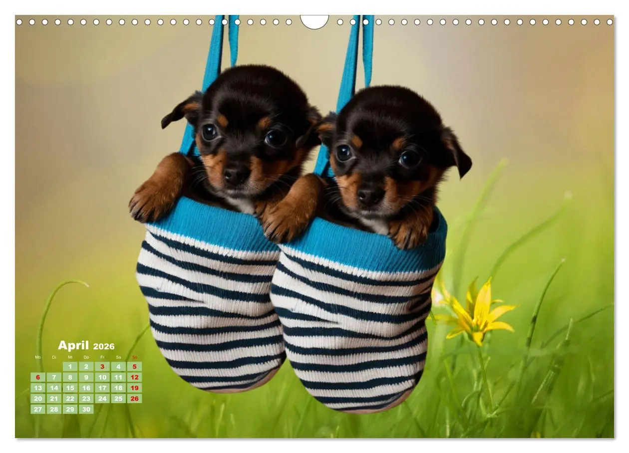 Bild: 9783457249147 | Chihuahua - der mutige Winzling (Wandkalender 2026 DIN A3 quer),...