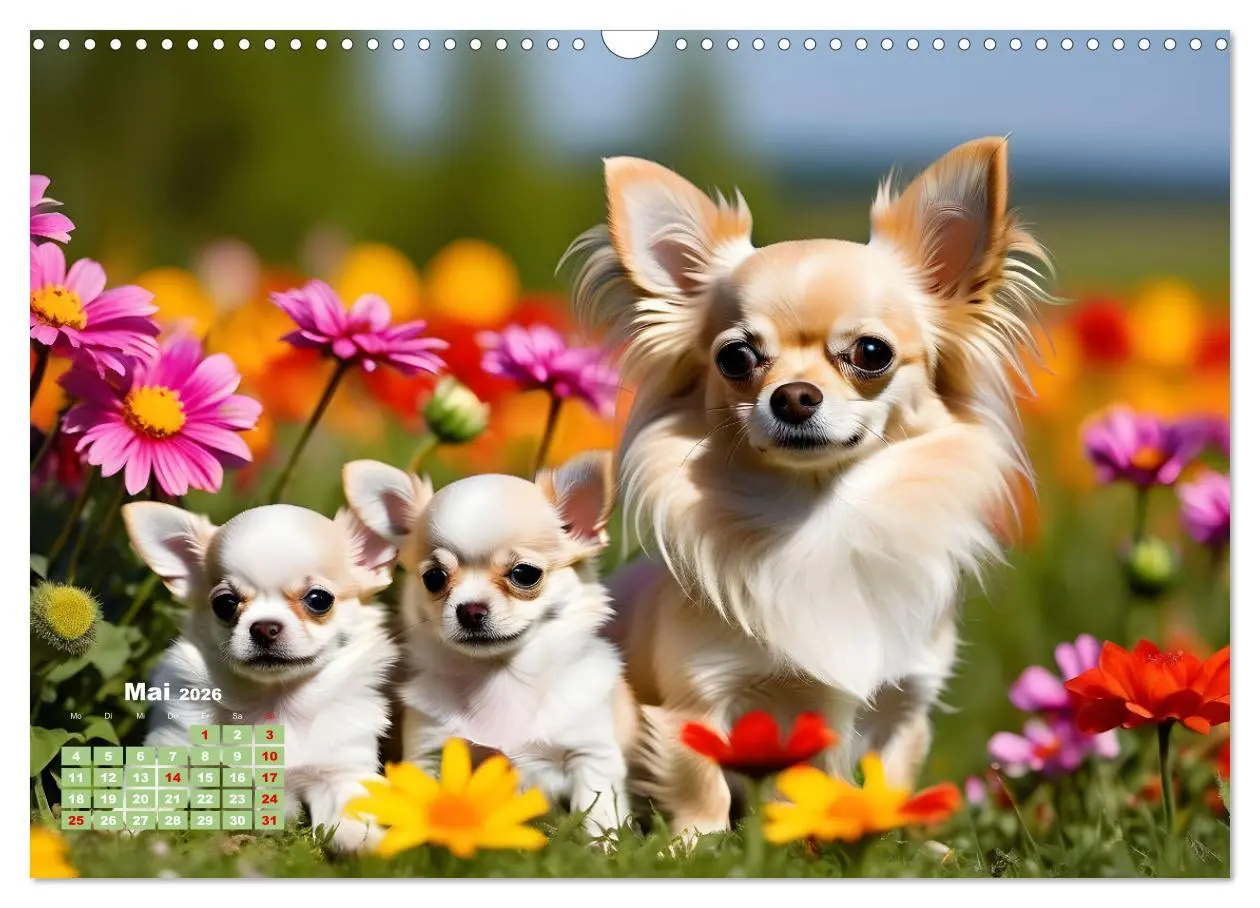 Bild: 9783457249147 | Chihuahua - der mutige Winzling (Wandkalender 2026 DIN A3 quer),...