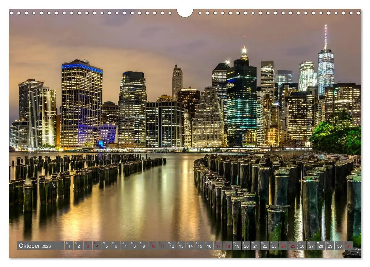 Bild: 9783457939147 | New York City Vibes (Wandkalender 2026 DIN A3 quer), CALVENDO...