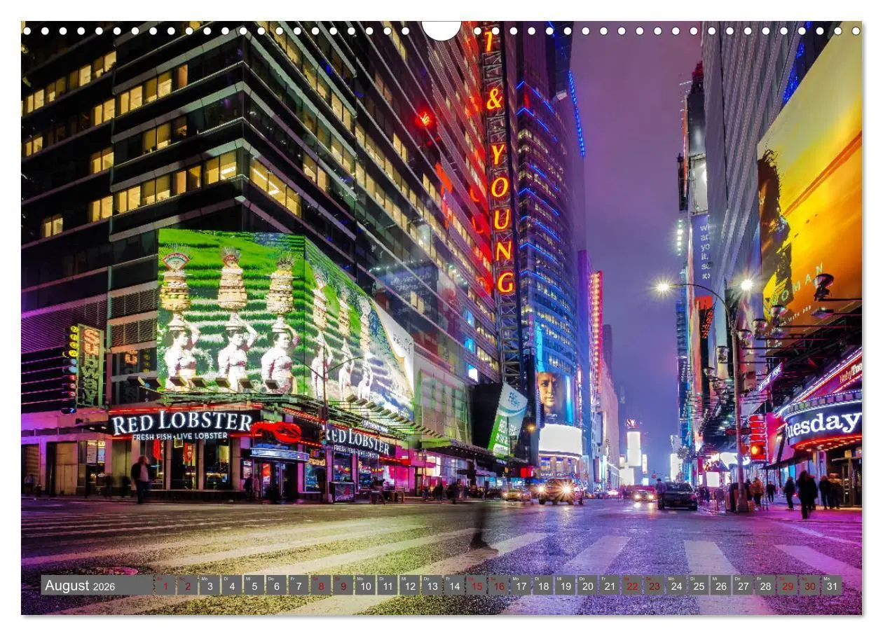 Bild: 9783457939147 | New York City Vibes (Wandkalender 2026 DIN A3 quer), CALVENDO...