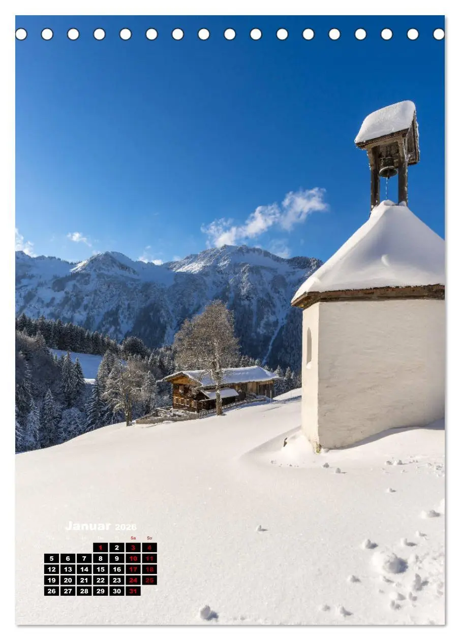 Bild: 9783516409147 | Leichte Wanderziele um Oberstdorf (Tischkalender 2026 DIN A5 hoch),...