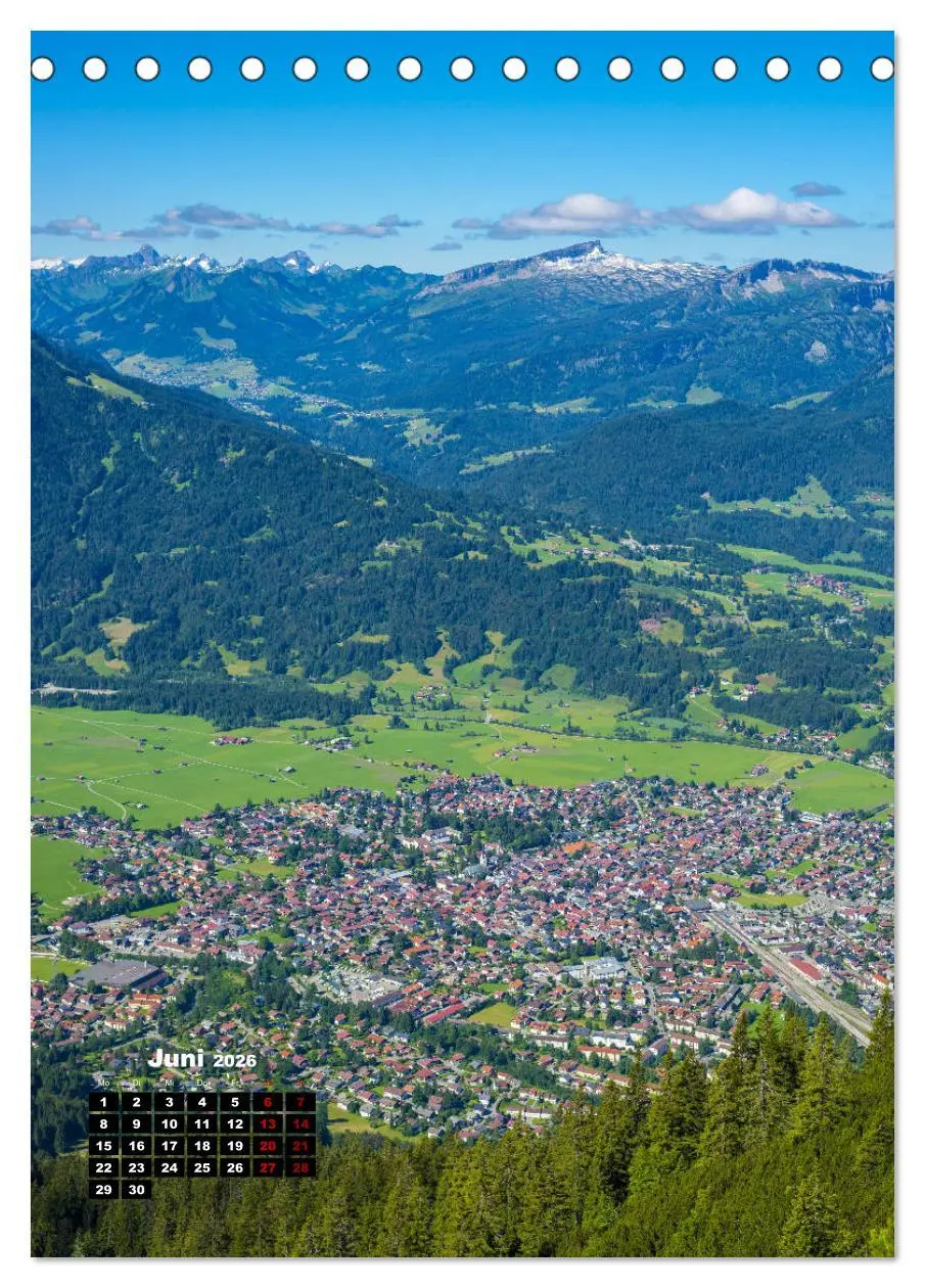 Bild: 9783516409147 | Leichte Wanderziele um Oberstdorf (Tischkalender 2026 DIN A5 hoch),...
