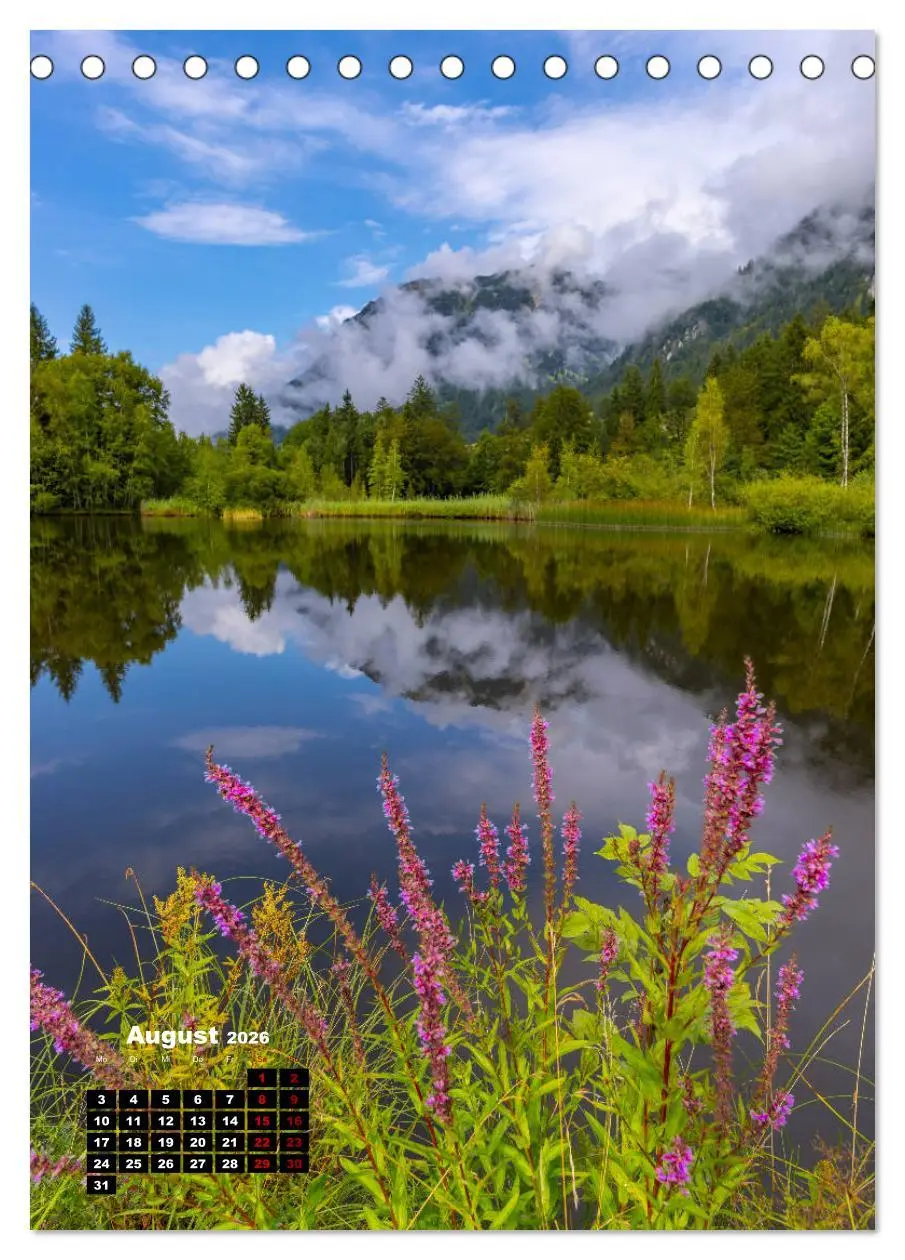 Bild: 9783516409147 | Leichte Wanderziele um Oberstdorf (Tischkalender 2026 DIN A5 hoch),...