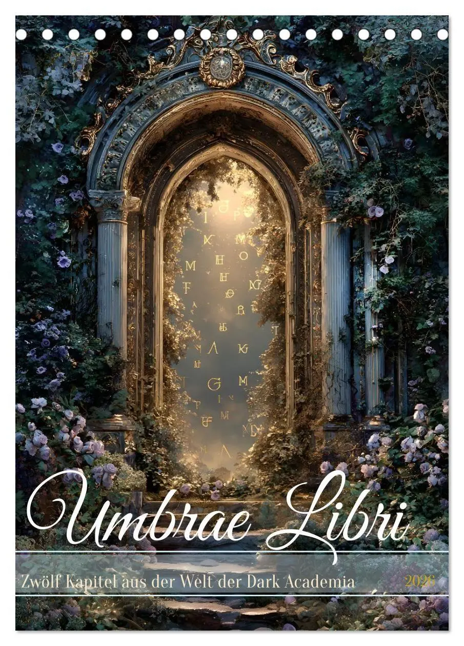 Cover: 9783516719147 | Umbrae Libri (Tischkalender 2026 DIN A5 hoch), CALVENDO Monatskalender