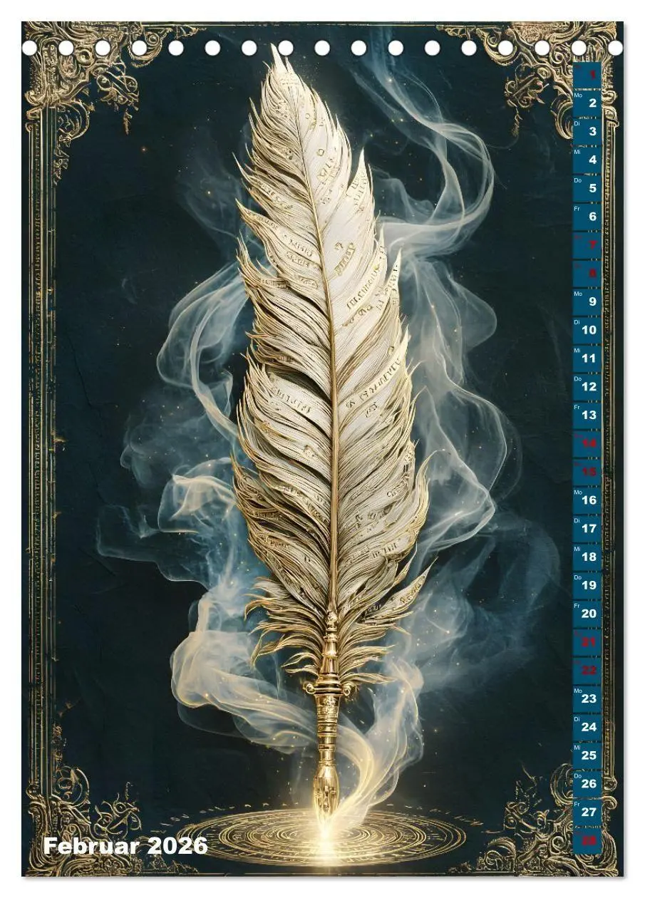 Bild: 9783516719147 | Umbrae Libri (Tischkalender 2026 DIN A5 hoch), CALVENDO Monatskalender