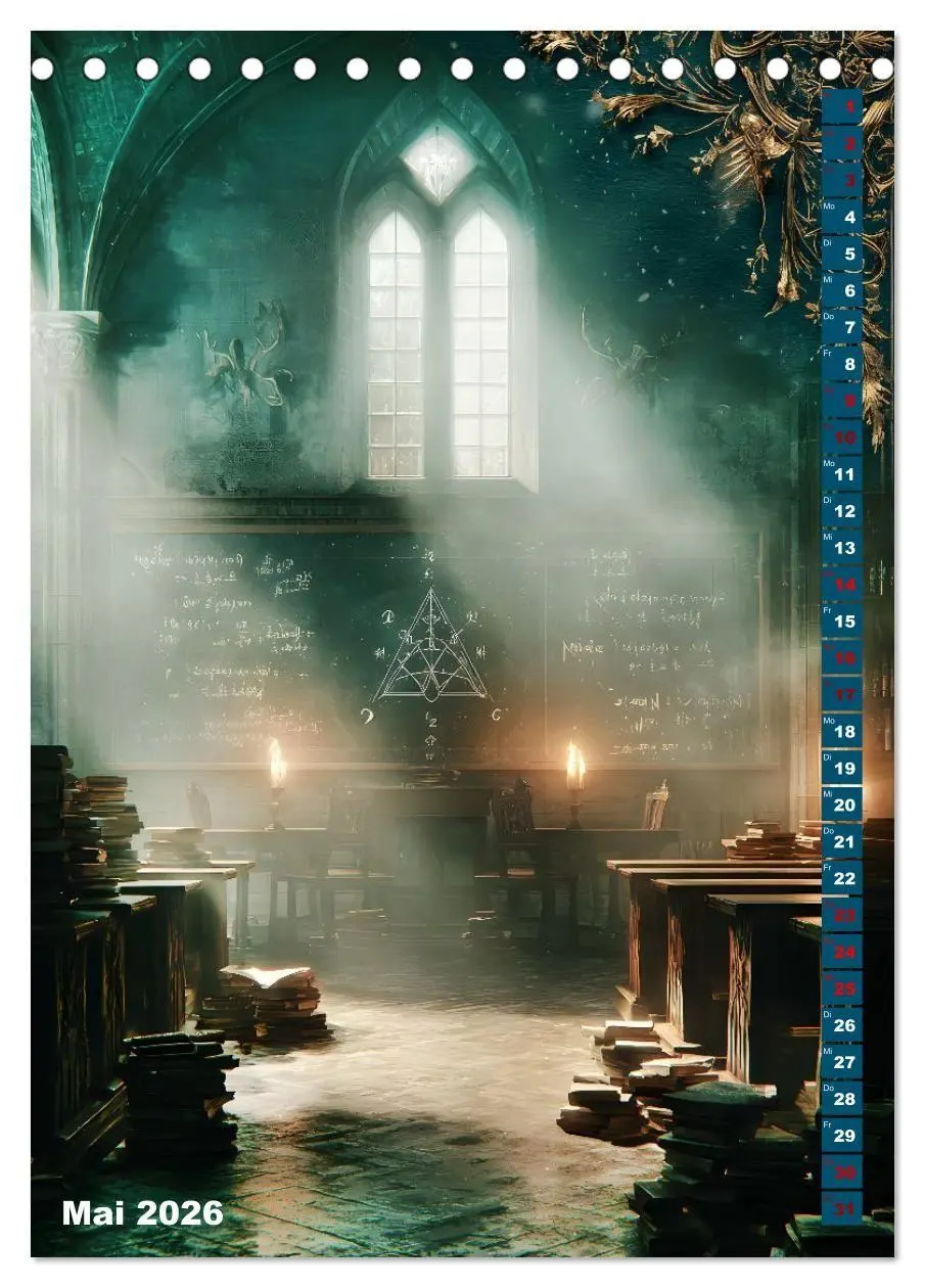 Bild: 9783516719147 | Umbrae Libri (Tischkalender 2026 DIN A5 hoch), CALVENDO Monatskalender