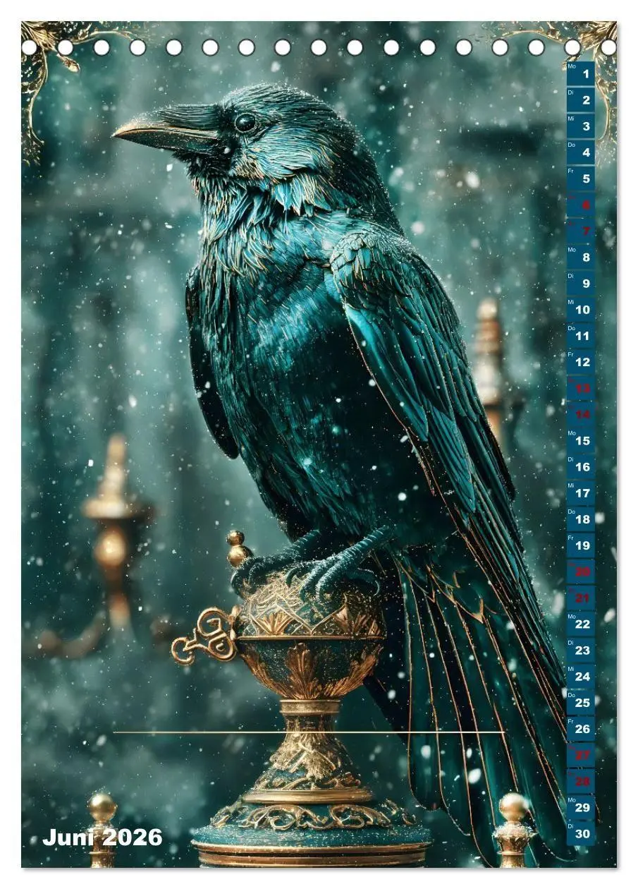 Bild: 9783516719147 | Umbrae Libri (Tischkalender 2026 DIN A5 hoch), CALVENDO Monatskalender