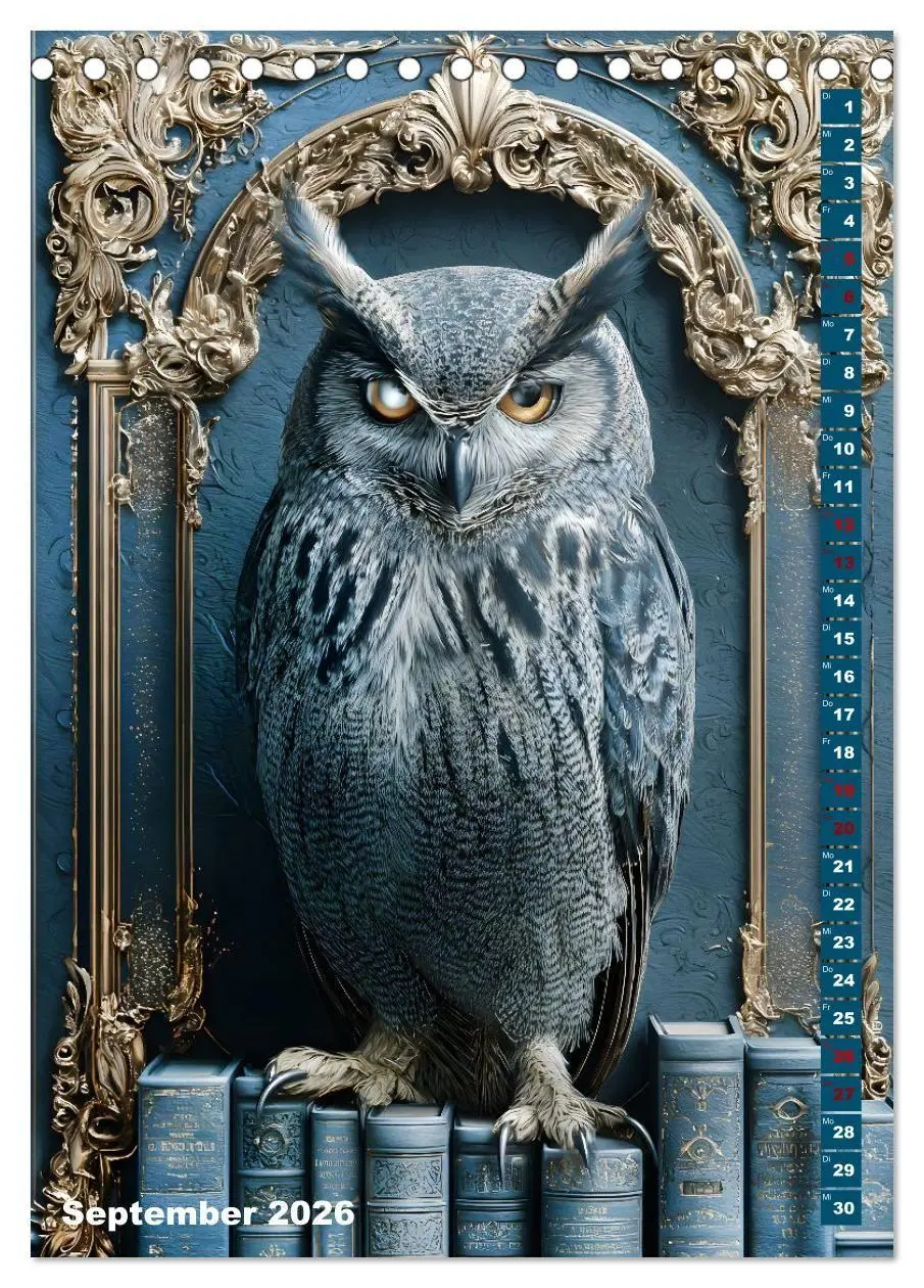 Bild: 9783516719147 | Umbrae Libri (Tischkalender 2026 DIN A5 hoch), CALVENDO Monatskalender