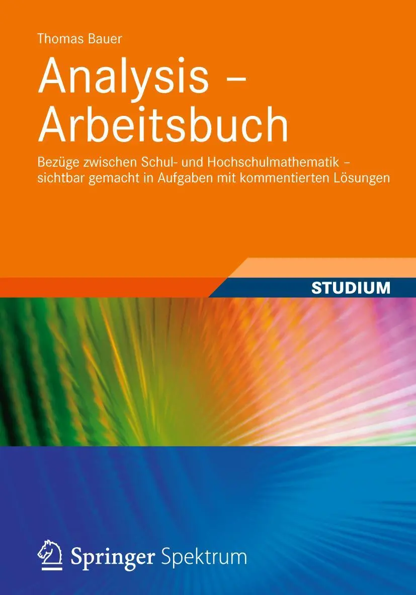 Cover: 9783834819147 | Analysis - Arbeitsbuch | Thomas Bauer | Taschenbuch | Paperback | x