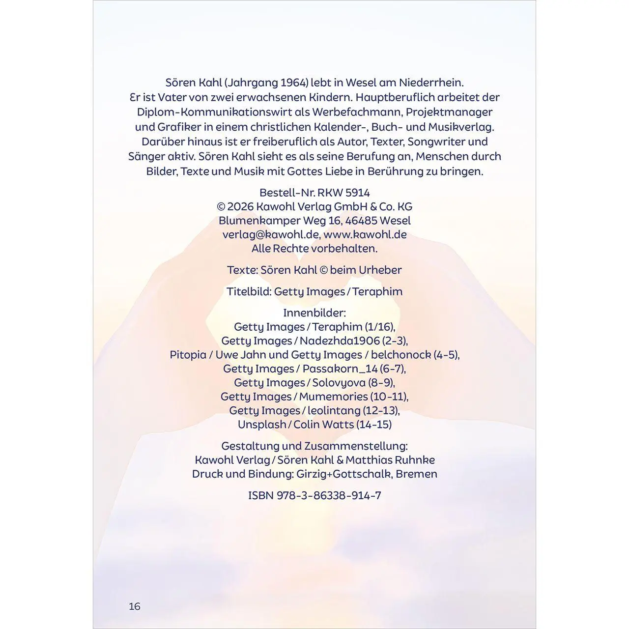 Bild: 9783863389147 | Ein himmlischer Liebesbrief | Gottes Zuspruch in schwerer Zeit | Kahl