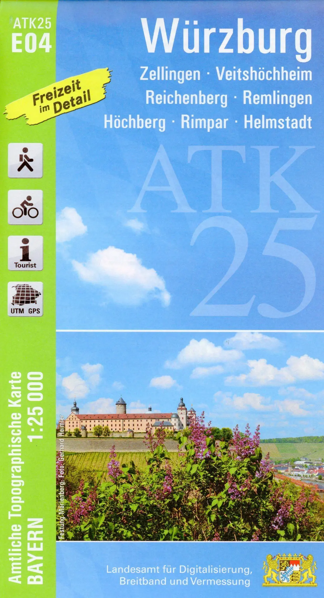 Cover: 9783899339147 | Würzburg 1:25 000 | Digitalisierung | (Land-)Karte | Deutsch | 2021
