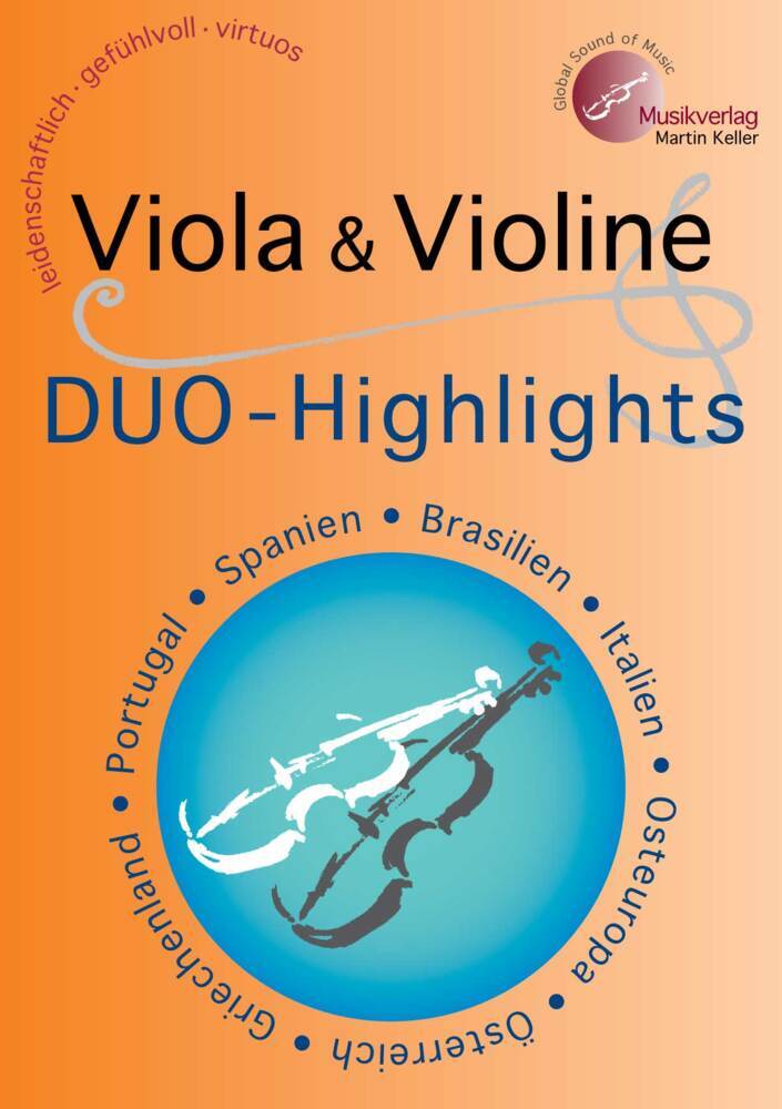 Cover: 9783941049147 | "Viola &amp; Violine: DUO-Highlights" | Martin Keller | Taschenbuch | 2014