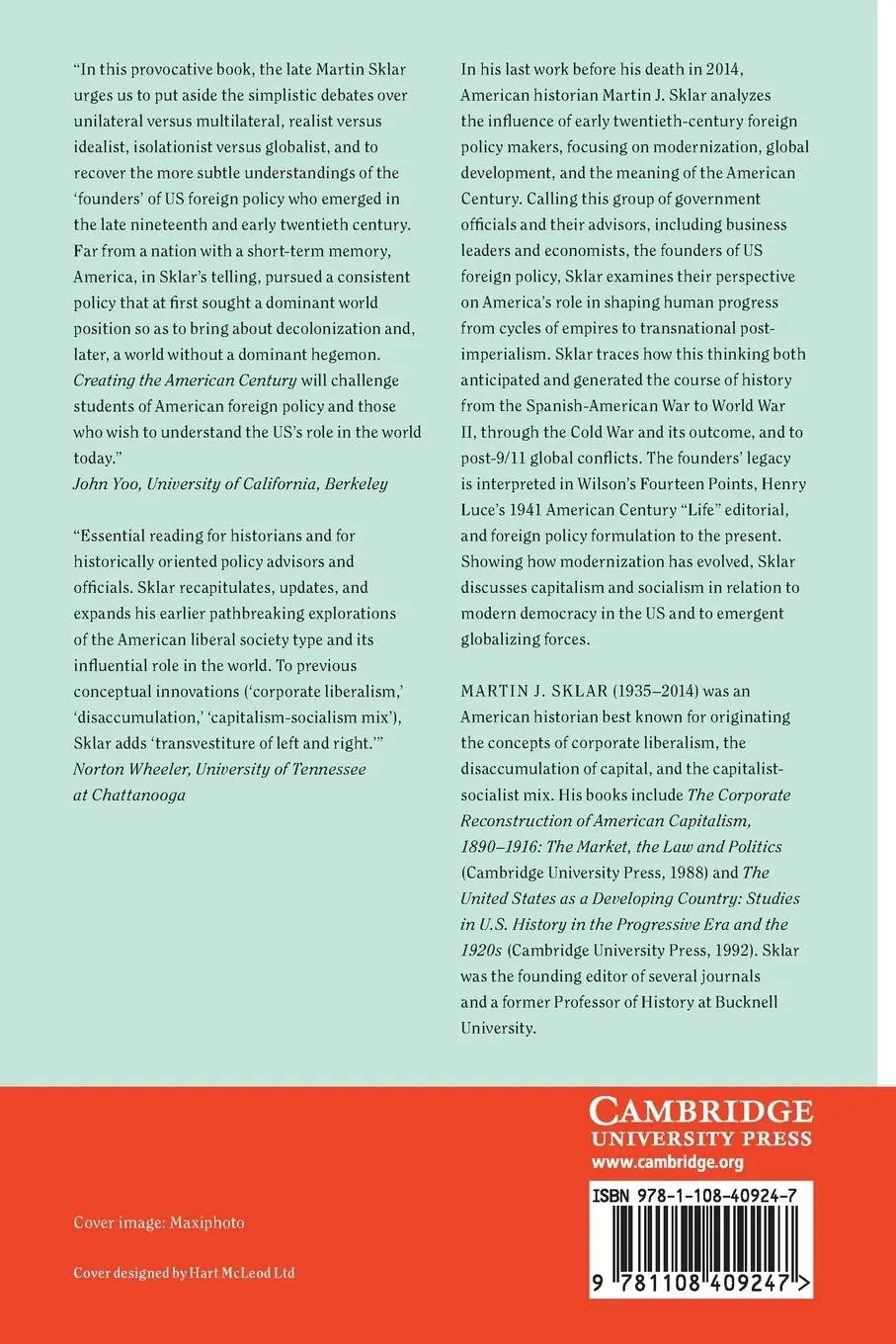 Rückseite: 9781108409247 | Creating the American Century | Martin J. Sklar | Taschenbuch | 2019