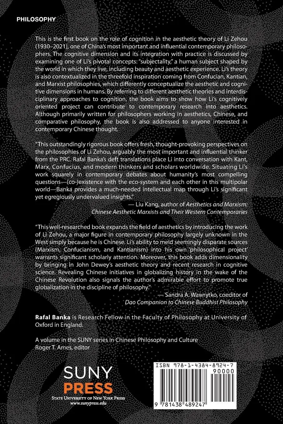 Rückseite: 9781438489247 | Cognition and Practice | Li Zehou's Philosophical Aesthetics | Banka