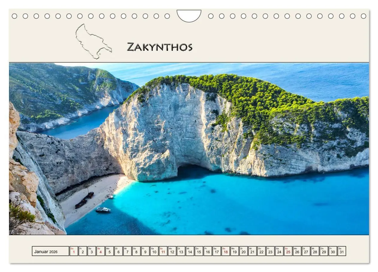 Bild: 9783457309247 | Reise durch die Griechische Inselwelt (Wandkalender 2026 DIN A4...