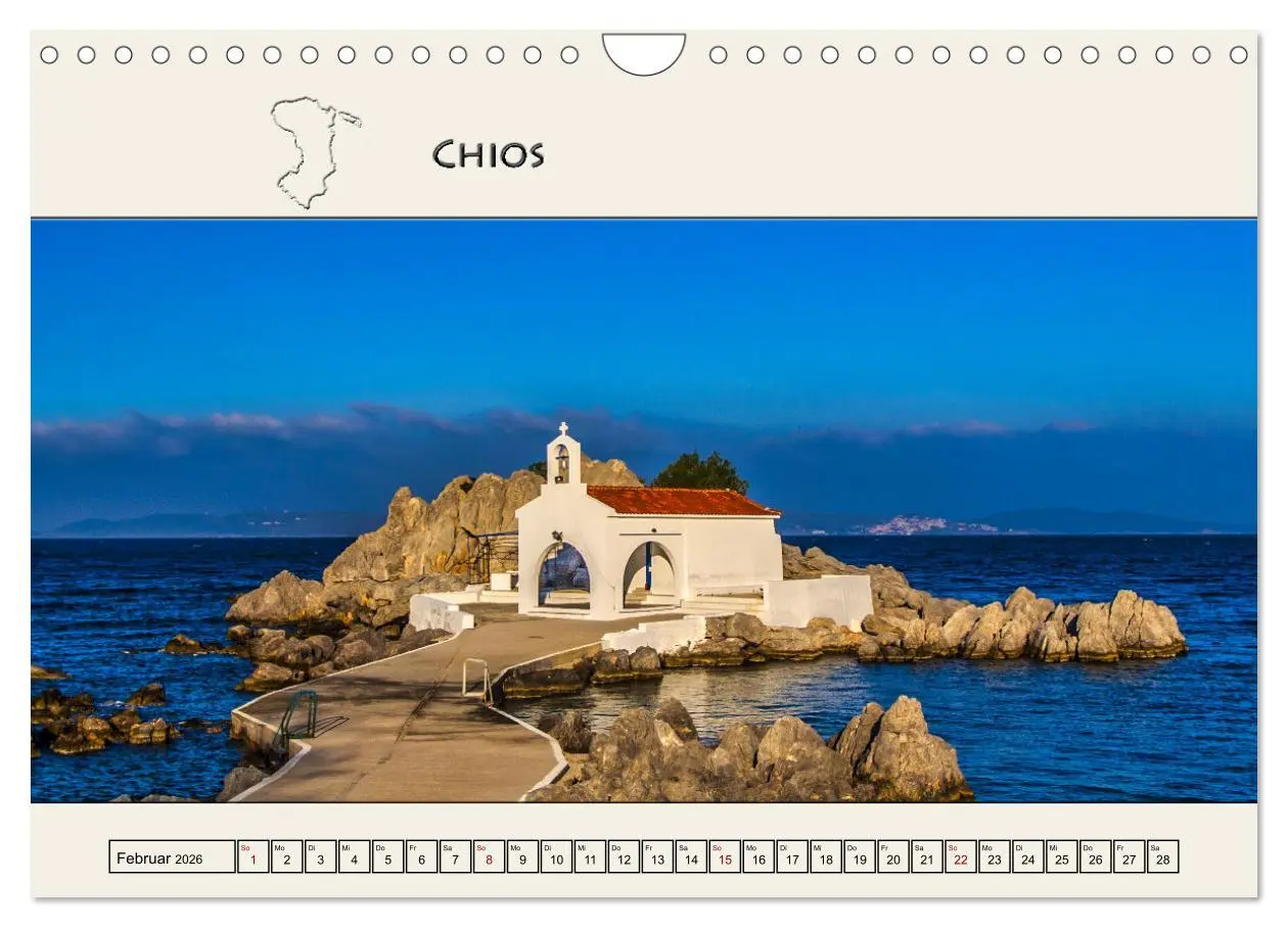 Bild: 9783457309247 | Reise durch die Griechische Inselwelt (Wandkalender 2026 DIN A4...