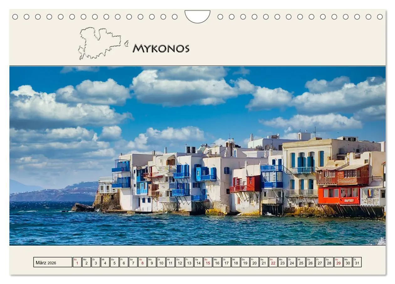 Bild: 9783457309247 | Reise durch die Griechische Inselwelt (Wandkalender 2026 DIN A4...