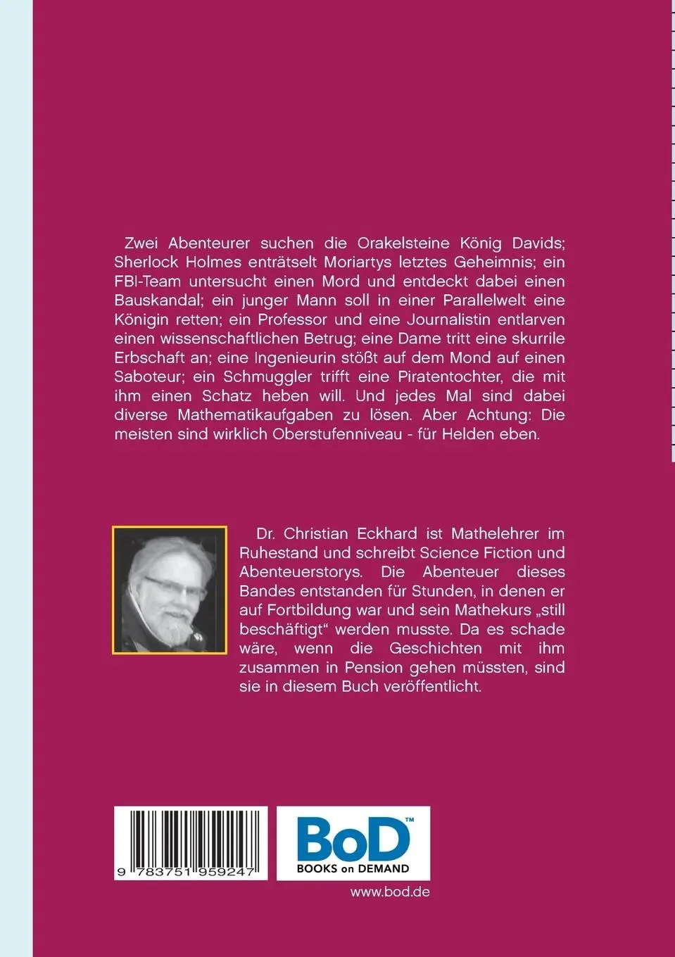 Rückseite: 9783751959247 | Mathe für Helden | Abenteuerliche Mathematik | Christian Eckhard