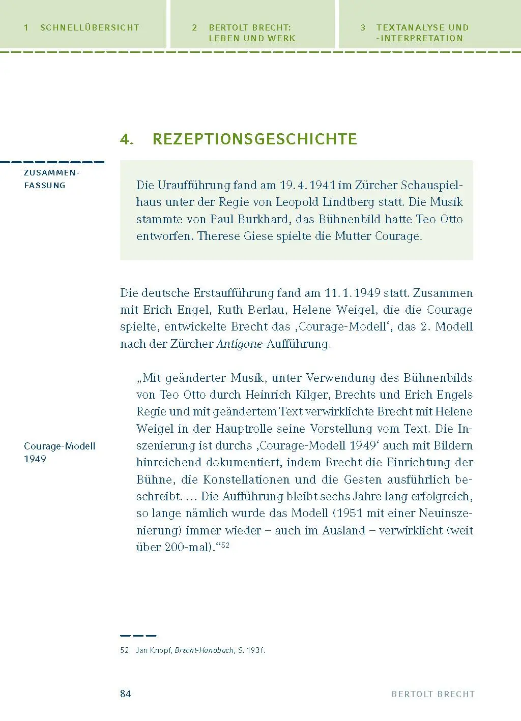 Bild: 9783804419247 | Mutter Courage und ihre Kinder. Textanalyse und Interpretation | Buch