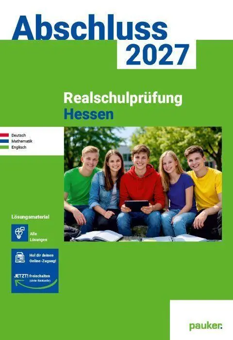 Cover: 9783889979247 | Realschule Hessen pauker Lösungsband 2027 | Autorenteam Hutt Verlag