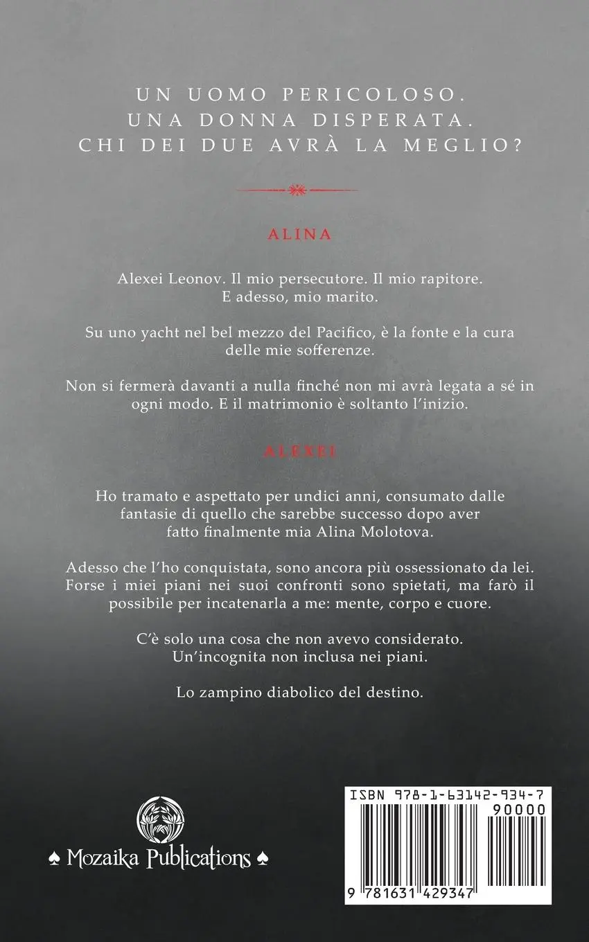 Rückseite: 9781631429347 | Amore in catene | Anna Zaires (u. a.) | Taschenbuch | Italienisch Rückseite: 9781631429347 | Amore in catene | Anna Zaires (u. a.) | Taschenbuch | Italienisch