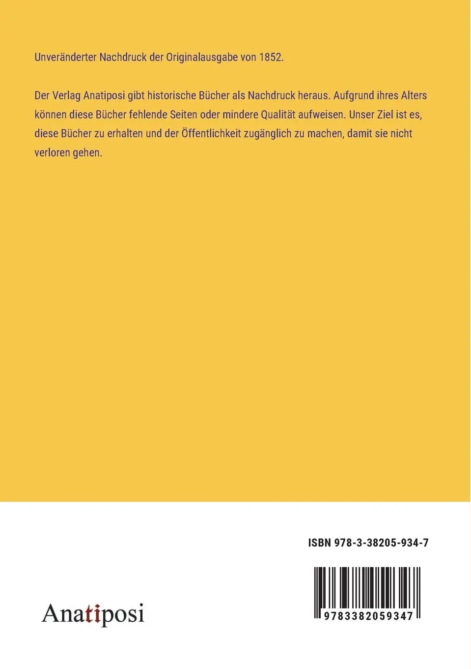 Rückseite: 9783382059347 | Aufgaben für Schachspieler nebst ihren Lösungen | Adolf Anderssen