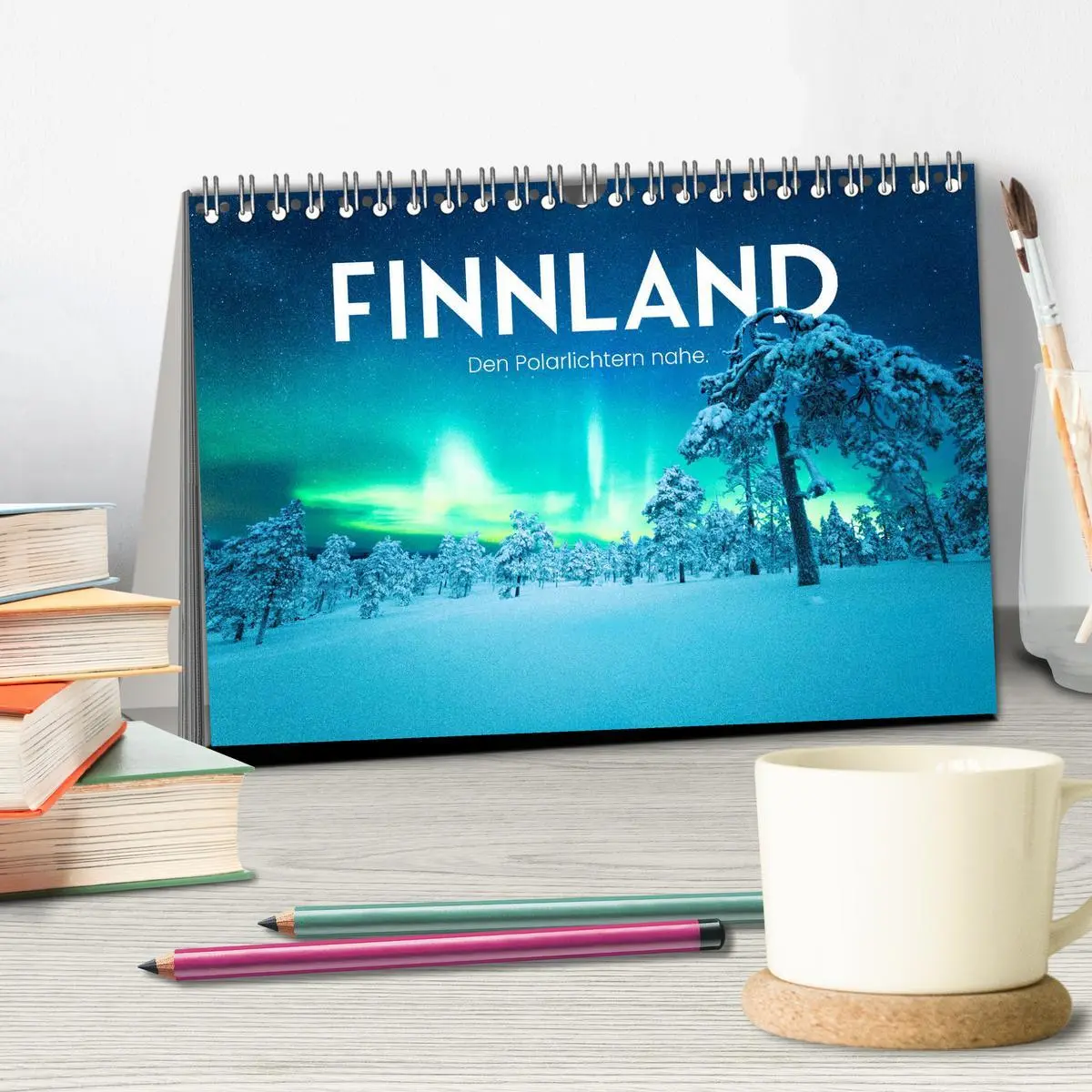 Bild: 9783457609347 | Finnland - Den Polarlichtern nahe. (Tischkalender 2026 DIN A5...
