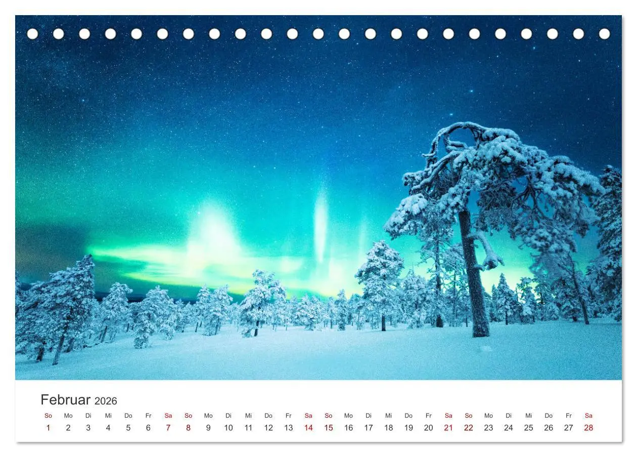 Bild: 9783457609347 | Finnland - Den Polarlichtern nahe. (Tischkalender 2026 DIN A5...