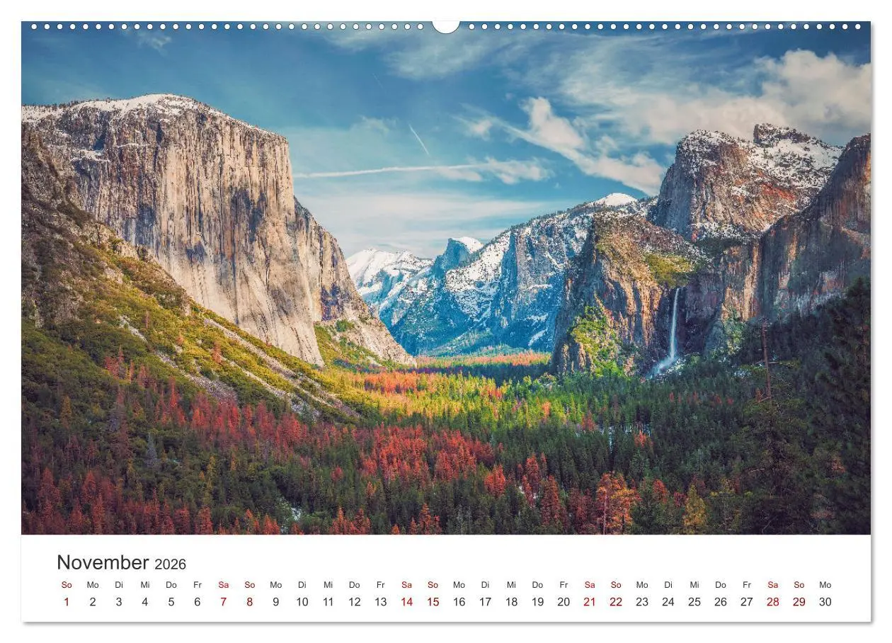 Bild: 9783457849347 | Yosemite - Nationalpark (Wandkalender 2026 DIN A2 quer), CALVENDO...