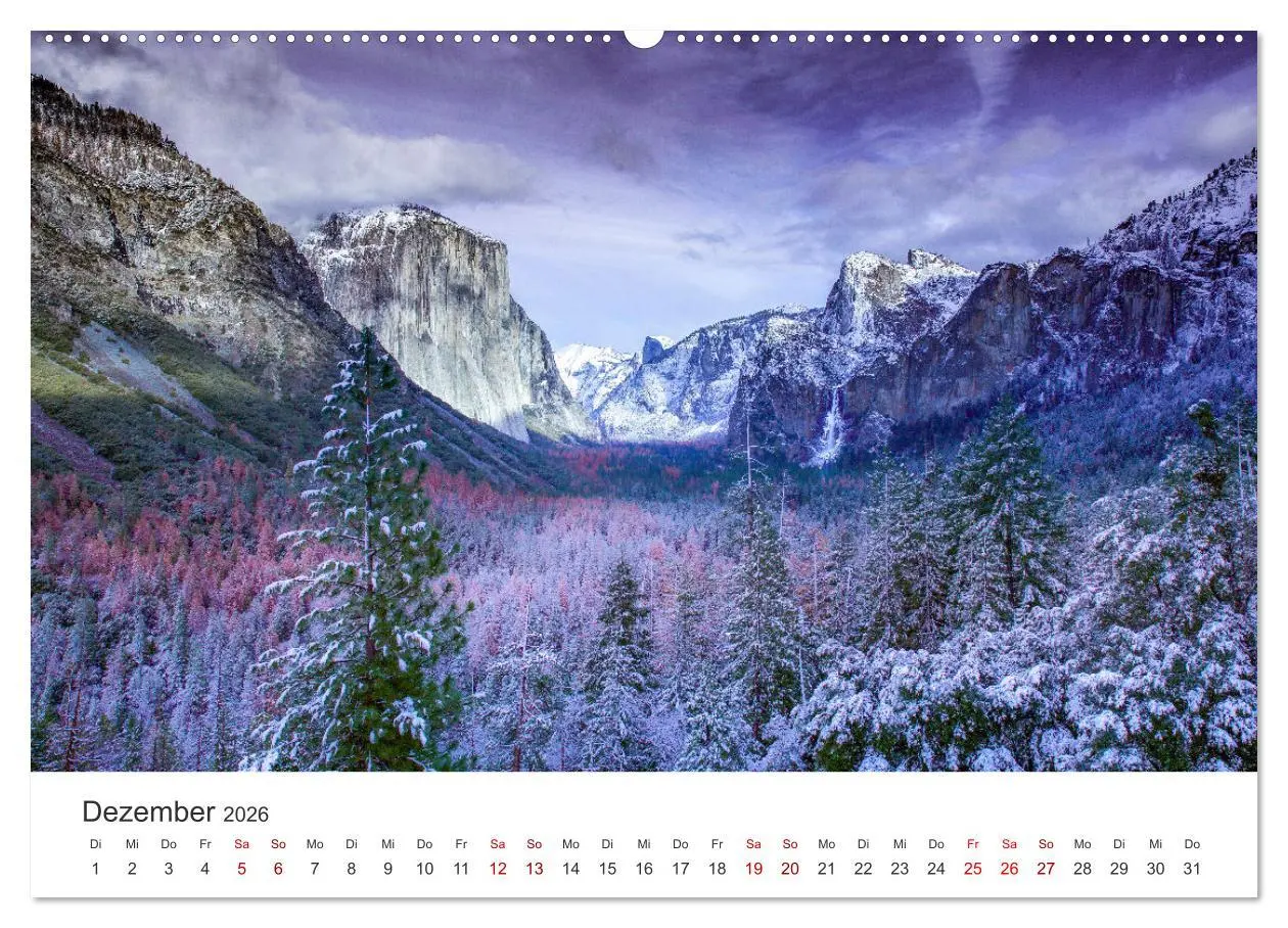 Bild: 9783457849347 | Yosemite - Nationalpark (Wandkalender 2026 DIN A2 quer), CALVENDO...