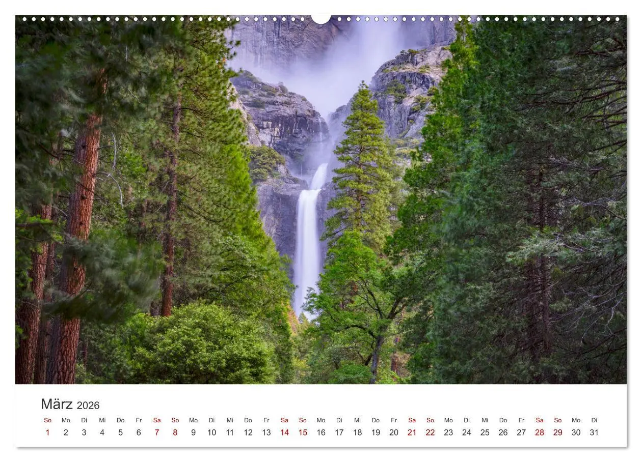 Bild: 9783457849347 | Yosemite - Nationalpark (Wandkalender 2026 DIN A2 quer), CALVENDO...