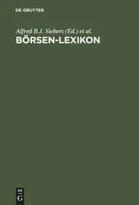 Cover: 9783486249347 | Börsen-Lexikon | Martin Weigert (u. a.) | Buch | XIV | Deutsch | 1998