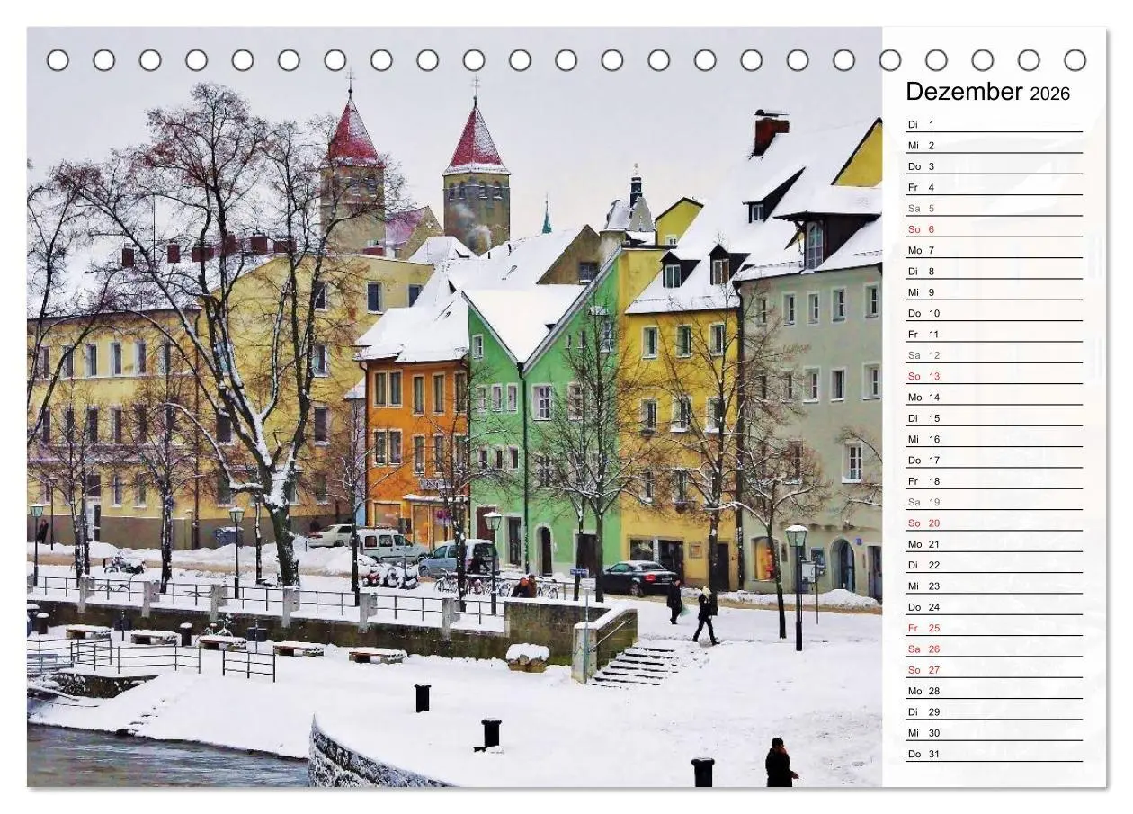 Bild: 9783516009347 | Die Farben von REGENSBURG (Tischkalender 2026 DIN A5 quer),...