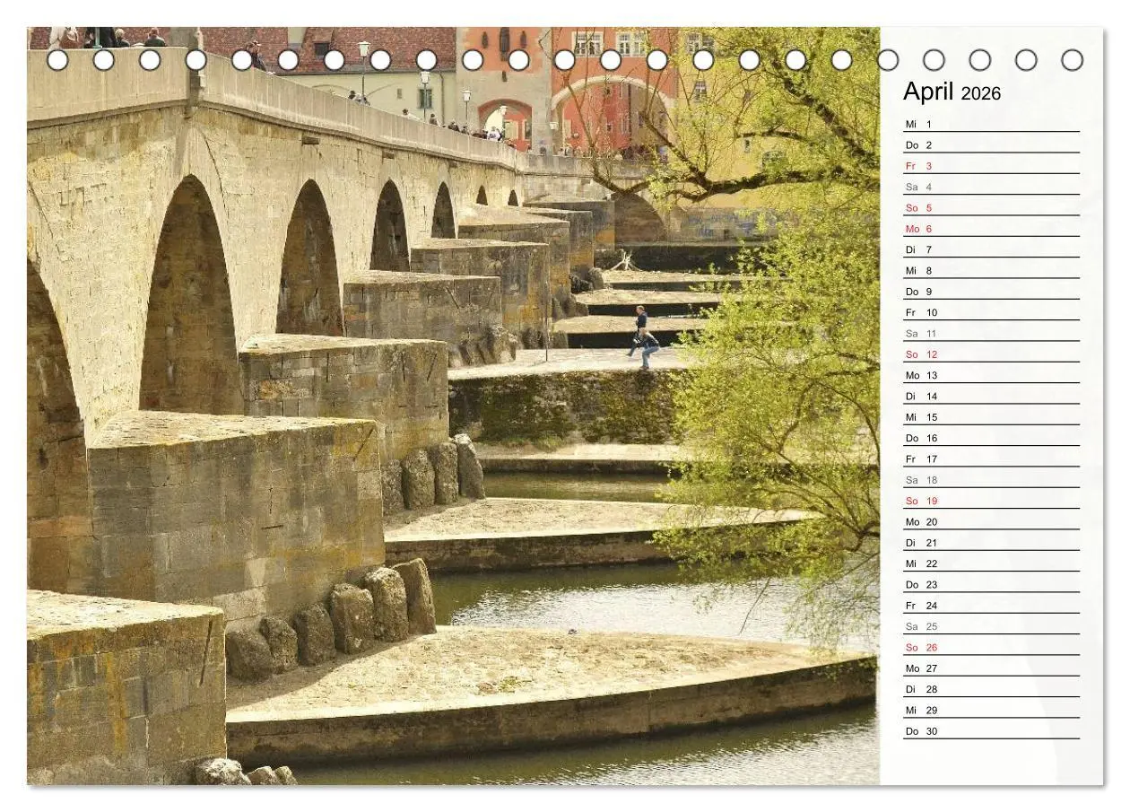 Bild: 9783516009347 | Die Farben von REGENSBURG (Tischkalender 2026 DIN A5 quer),...