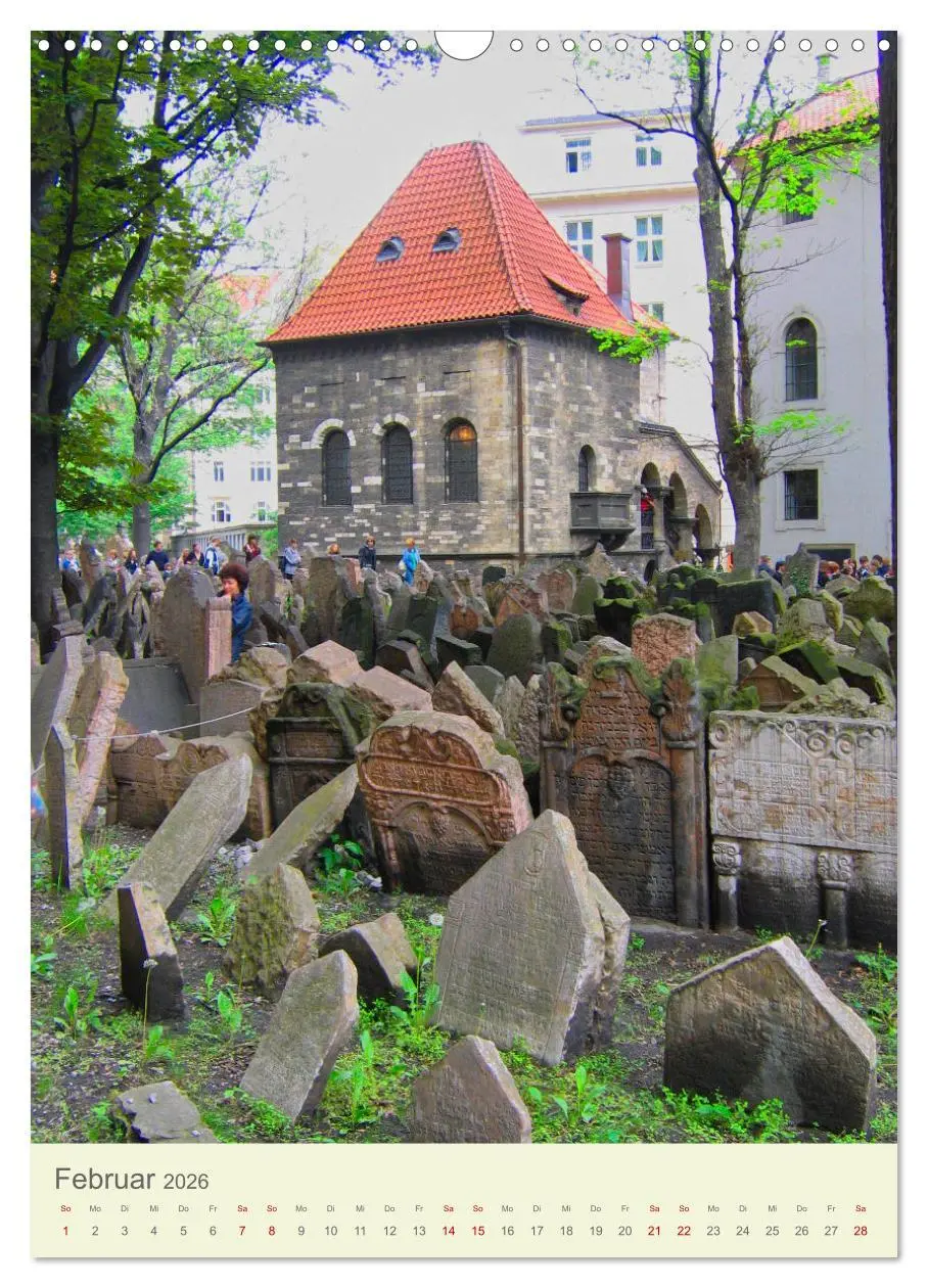Bild: 9783516319347 | Jüdisches Prag (Wandkalender 2026 DIN A3 hoch), CALVENDO...