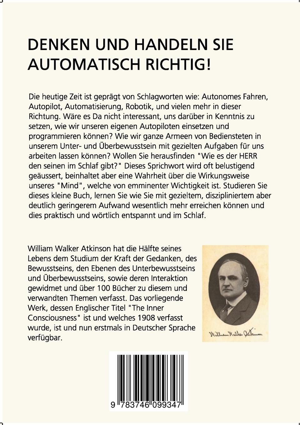 Rückseite: 9783746099347 | Denke und handle automatisch richtig! | William Walker Atkinson | Buch
