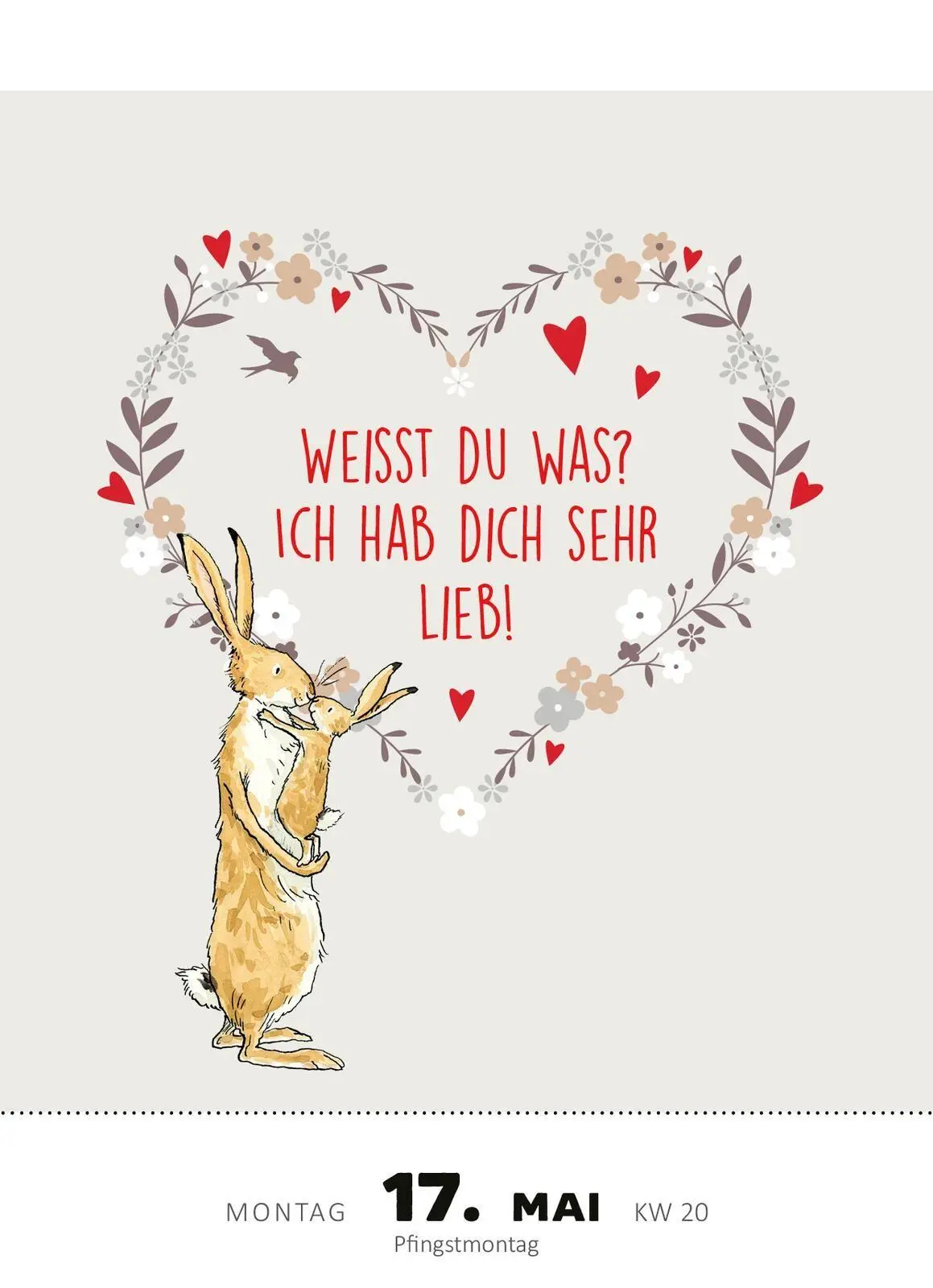 Bild: 4014489139447 | Abreißkalender Weißt du eigentlich, wie lieb ich dich hab? 2027 | 2027