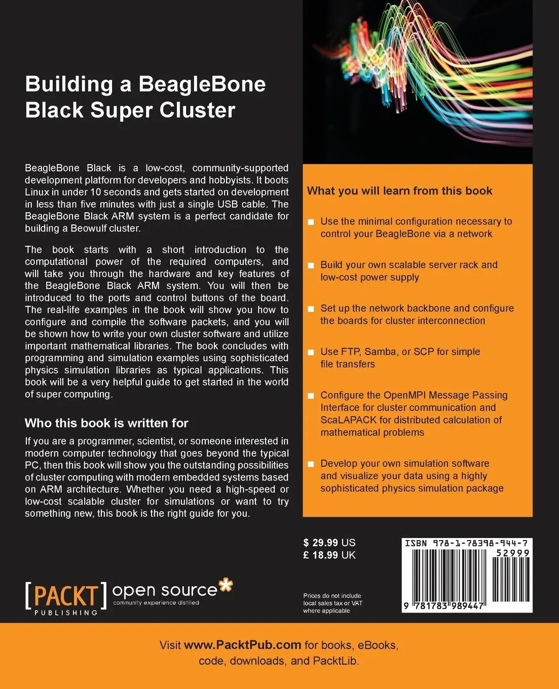 Rückseite: 9781783989447 | Building a BeagleBone Black Super Cluster | Andreas J. Reichel | Buch