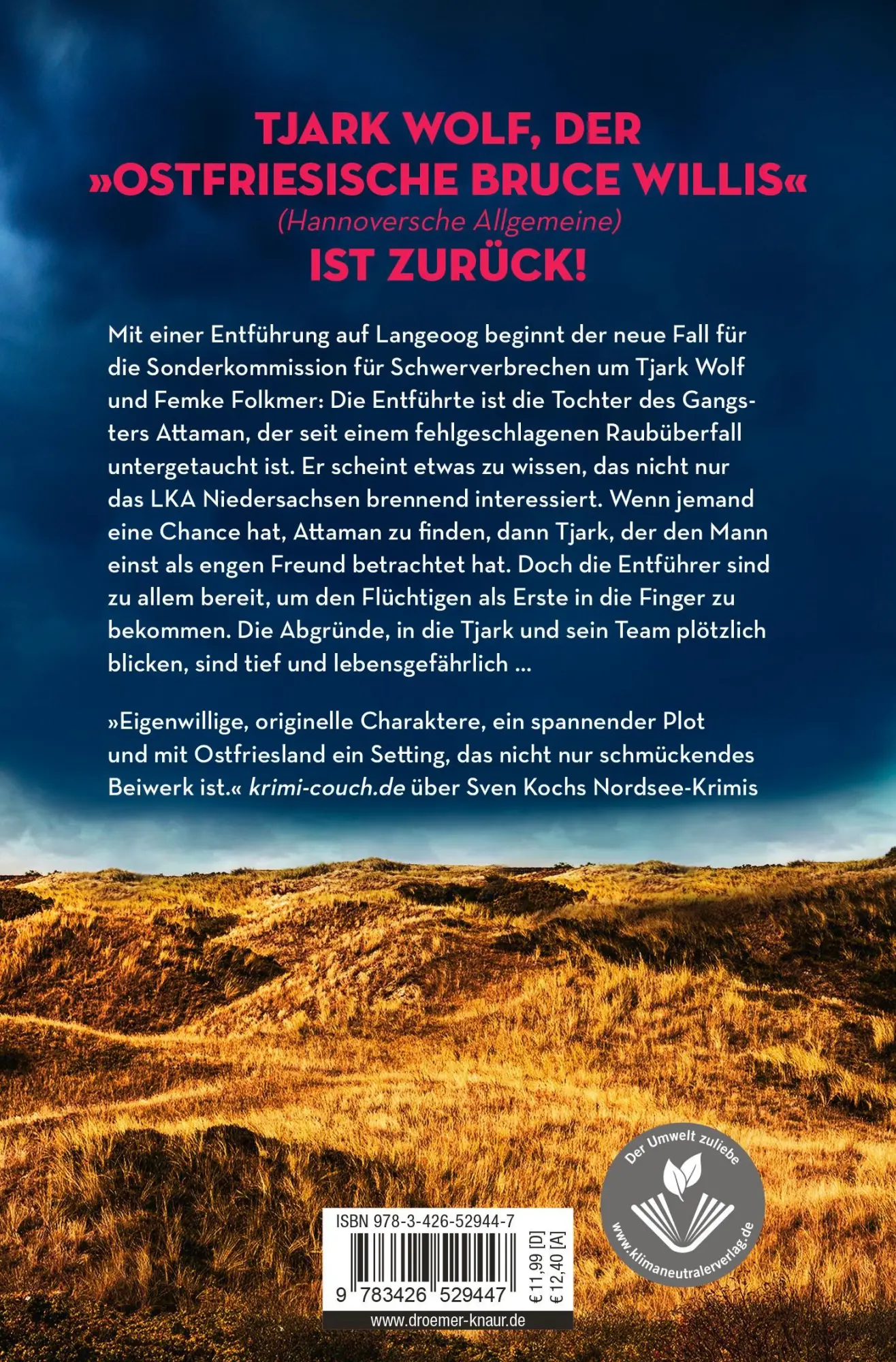 Rückseite: 9783426529447 | Dünensturm | Sven Koch | Taschenbuch | 320 S. | Deutsch | 2023