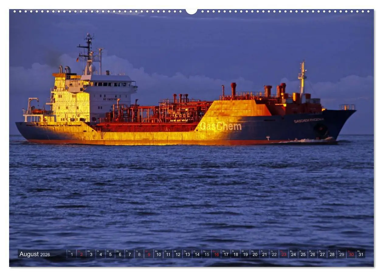 Bild: 9783516239447 | Schiffe kucken (Wandkalender 2026 DIN A2 quer), CALVENDO...