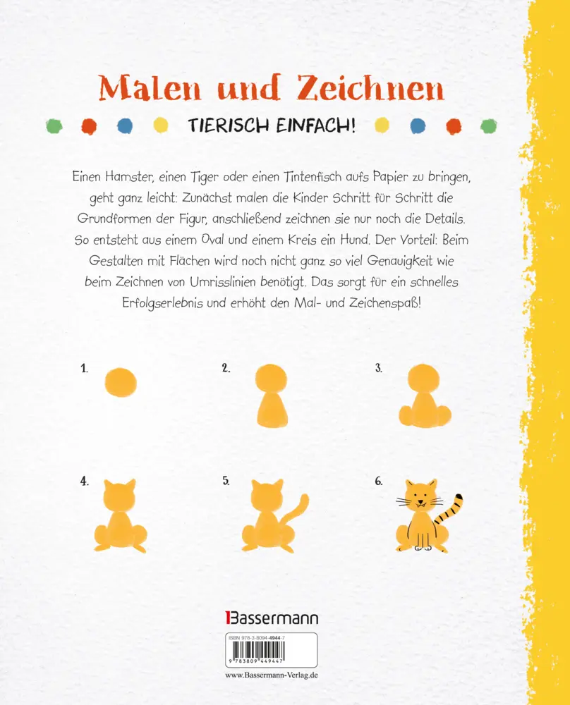 Bild: 9783809449447 | Meine erste Mal- und Zeichenschule - Tiere. Ab 4 Jahren | Sternbaum