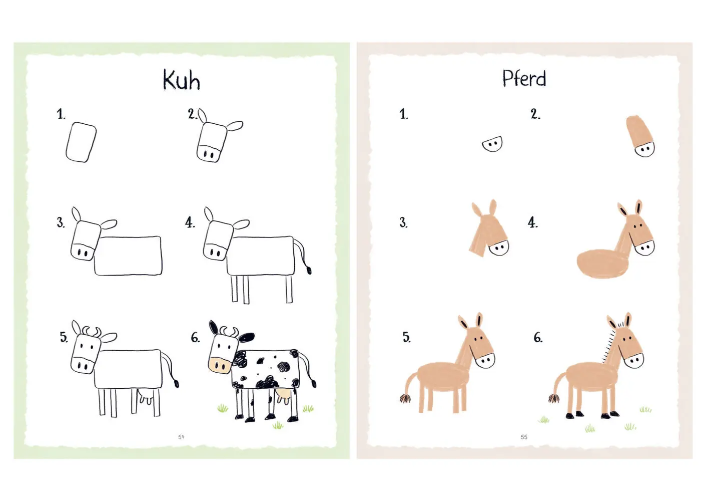 Bild: 9783809449447 | Meine erste Mal- und Zeichenschule - Tiere. Ab 4 Jahren | Sternbaum