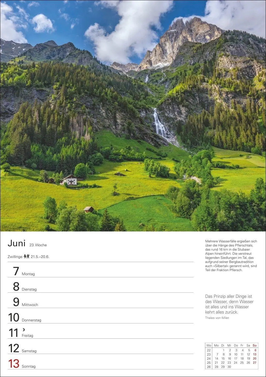 Bild: 9783840039447 | Südtirol Wochenplaner 2027 - Eine Reise in 53 Bildern | Ulrike Issel